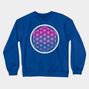 bisexual sacred geometry Crewneck Sweatshirt